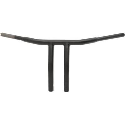 HANDLEBAR 1-1/4" BUFFALO 10" T-BAR FLAT BLACK (for use with or w/o TBW)