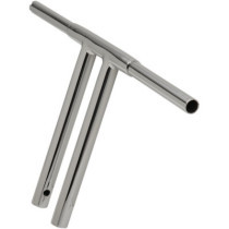 Guidon Buffalo Zero T-Bar 1,25"  - hauteur 30,5cm 12" - retour 14cm 5-1/2" - largeur 76cm 30"- Harley Davidson - chromé