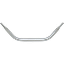 Guidon Big Buffalo Beach B. 1,5" pré percé - h 11,5cm 4-1/2" - retour 30,5cm 12" - l 87,5cm 34-1/2" - Harley Davidson - chromé