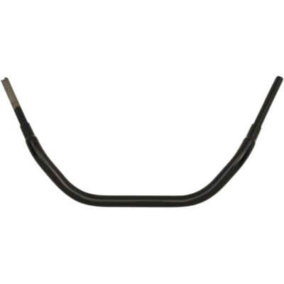 Guidon Big Buffalo Beach Bikini 1,5" pré percé - h 11,5cm 4-1/2" - retour 30,5cm 12" - l 87,5cm 34-1/2" - Harley Davidson - noir