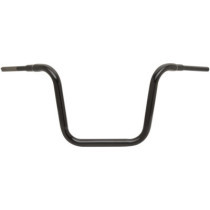 Guidon Big Buffalo Ape Hanger 1,5" pré percé - h 33cm 13" - retour 20,5cm 8" - l 98,5cm 38-3/4" - Harley Davidson - noir