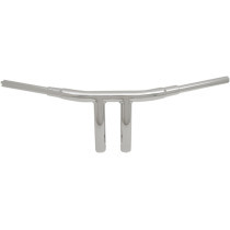 Guidon Big Buffalo Chopper T-Bar 1,5" pré percé - h 18cm 7" - retour 13,5cm 5-1/4" - l 77,5cm 30-1/2" - Harley Davidson - chromé