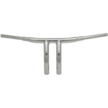 Guidon Big Buffalo Chopper T-Bar 1,5" pré percé - h 23cm 9" - retour 16cm 6-1/4" - l 78,5cm 31" - Harley Davidson - chromé