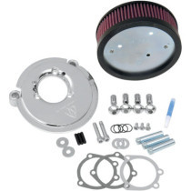 AIR FILTER KIT BIG SUCKER STAGE 1 STANDARD CHROME