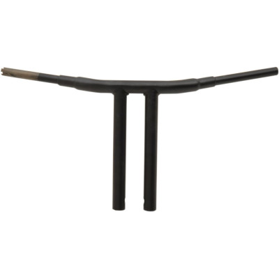 Guidon Big Buffalo Chopper T-Bar 1,5" pré percé - h 35,6cm 14" - retour 10 cm 4" - l 77,5cm 30-1/2" - Harley Davidson - noir