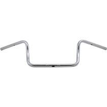 Guidon Ape Hanger 1" pré percé - hauteur 25,5cm 10" - retour 19cm 7-1/2" - largeur 97cm 38" - Harley Davidson - chromé