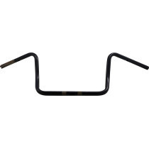 Guidon Ape Hanger 1" pré percé - hauteur 30,5cm 12" - retour 19cm 7-1/2" - largeur 97cm 38" - Harley Davidson - noir