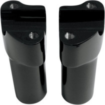 Risers de guidon - élévation 7,62cm 3" - Harley Davidson - noir