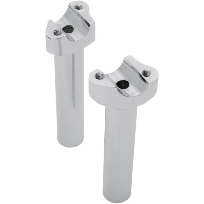 Risers droit - Hauteur 6.5" - Pour guidon diamètre 1" - Chromé