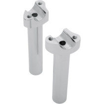 Risers droit - Hauteur 6.5" - Pour guidon diamètre 1" - Chromé