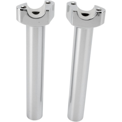 Risers droit - Hauteur 8" - Pour guidon diamètre 1" - Chromé