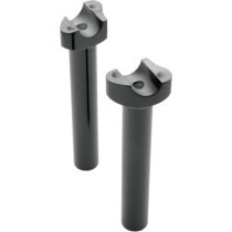 Risers droit - Hauteur 8" - Pour guidon diamètre 1" - Noir