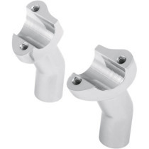 Risers de guidon Pullback de retour 25,4mm 1" - élévation 8,89cm 3-1/2" - Harley Davidson - chromé