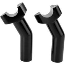 Risers Pullback - Hauteur 4.5" - Diamètre 1" - Harley Davidson - Noir