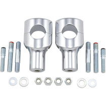 Risers Big Buffalo - Hauteur 3" - Harley Davidson avec Guidon de 1.5" - Chromé