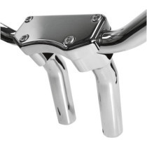 Risers de guidon Buffalo 1" de retour 38,1mm 1-1/2" avec pontet - élévation 14cm 5-1/2" - Harley Davidson - chromé