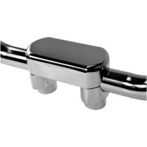Risers de guidon Buffalo Dritto 1" avec pontet - élévation 3,81cm 1-1/2" - Harley Davidson - chromé
