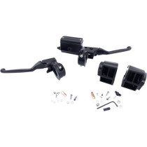 Kit de commandes guidon simple disque - 15,9mm, 5/8" - Harley Davidson de 1984 à 1995 - noir