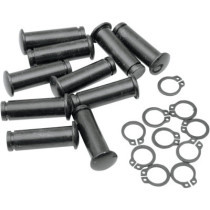 kit de clips de levier d'embrayage - Harley Davidson Big Twin à partir de 1982, Sportster de 1982 à 2003 - noir