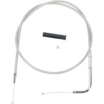 Câble d'accélérateur - L 106cm, 41-3/4" - Harley Davidson Touring de 1996 à 2001 - inox tressé