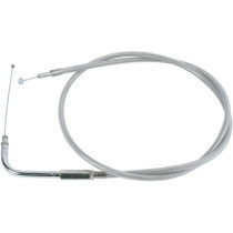 Câble d'accélérateur - L 100,5cm, 39-1/2" - Harley Davidson Road King de 1994 à 1995 - inox tressé
