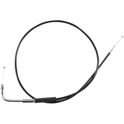 Câble d'accélérateur - L 100,5cm, 39-1/2" - Harley Davidson Big Twin, Sportster de 1984 à 1990 - noir