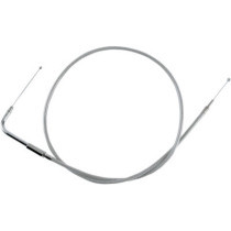 Câble d'accélérateur - L 108cm, 42-1/2" - Harley Davidson Road King de 1996 à 2001 - inox tressé