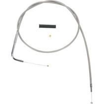 Câble d'accélérateur - L 127cm, 50" - Harley Davidson à partir de 1996 - inox tressé