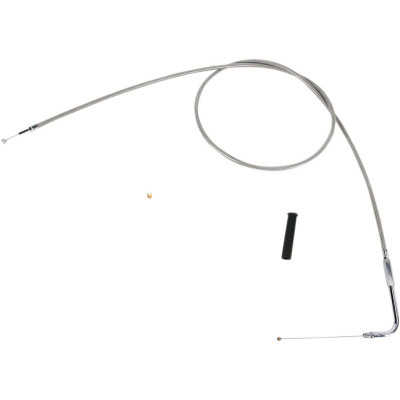 Câble d'accélérateur - L 132cm, 52" - Harley Davidson à partir de 1996 - inox tressé