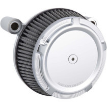 AIR FILTER KIT BIG SUCKER STAGE 1 WITH SYNTHETIC AIR FILTER BEVELED CHROME