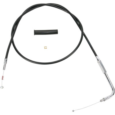 Câble de gaz retour - L 92,5cm, 36-1/2" - Harley Davidson Big Twin de 1990 à 1995, Sportster de 1988 à 1995 - noir