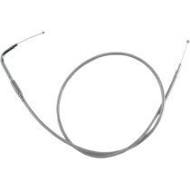 Câble de gaz retour - L 108cm, 42-1/2" - Harley Davidson Road King de 1996 à 2001 - inox tressé