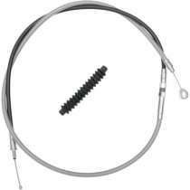 Câble d'embrayage haute efficacité - L 170cm, 66-15/16" - Harley Davidson Touring de 2008 à 2016 - inox tressé