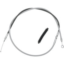 Câble d'embrayage haute efficacité - L 180cm, 70-15/16" - Harley Davidson Touring de 2008 à 2016 - inox tressé