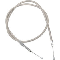 Câble d'embrayage haute efficacité - L 142cm, 56" - Harley Davidson FL de 1968 à 1984, FX de 1971 à 1984 - inox tressé