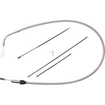 Câble d'embrayage supérieur- L 99 cm, 39" - Harley Davidson Electra Glide, Street Glide de 2021- inox tressé
