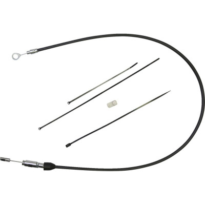 Câble d'embrayage supérieur- L 117 cm, 46" - Harley Davidson - noir/chromé
