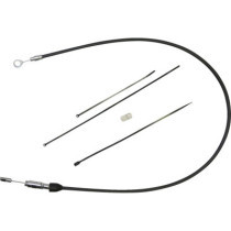 Câble d'embrayage supérieur- L 132 cm, 52" - Harley Davidson - noir/chromé