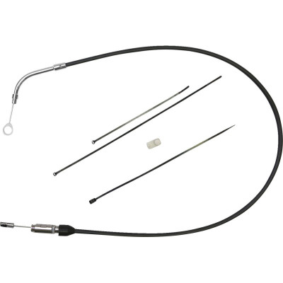 Câble d'embrayage supérieur- L109 cm, 43" - Harley Davidson - noir/chromé