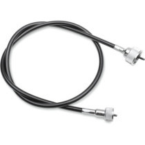 Câble de compteur de vitesse - modèles à transmission - L 120,5 cm, 47-1/2" - Harley Davidson - noir