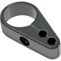 Passe-câble double - Fourche 31,8 mm, 1-1/4" - accélérateur/retour - Harley Davidson - noir