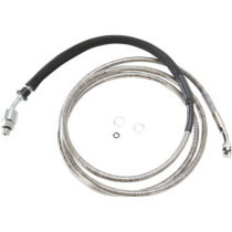 Durite d'embrayage hydraulique - L 193,5 cm, 76-1/8" - T 152 mm, 6" - Harley Davidson Touring, Softail de 2013 à 2016 - inox