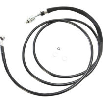 Durite d'embrayage hydraulique - L 193,5 cm, 76-1/8" - T 152 mm, 6" - Harley Davidson Touring, Softail de 2013 à 2016 - noir