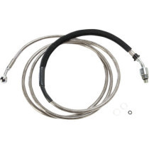 Durite d'embrayage hydraulique - L 198,5 cm, 78-1/8" - T 203 mm, 8" - Harley Davidson Touring, Softail de 2013 à 2016 - inox