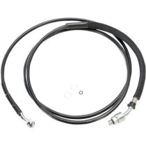 Durite d'embrayage hydraulique - L 198,5 cm, 78-1/8" - T 203 mm, 8" - Harley Davidson Touring, Softail de 2013 à 2016 - noir