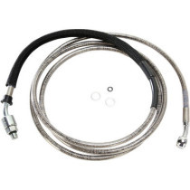Durite d'embrayage hydraulique - L 208,5 cm, 82" - T 305 mm, 12" - Harley Davidson Touring, Softail de 2013 à 2016 - inox