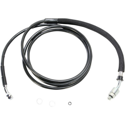 Durite d'embrayage hydraulique - L 208,5 cm, 82" - T 305 mm, 12" - Harley Davidson Road Glide Custom de 2015 à 2016 - noir