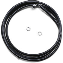 Durite d'embrayage hydraulique - L 183,5 cm, 72-1/4" - T 51 mm, 2" - Harley Davidson Road Glide Custom à partir de 2017 - noir