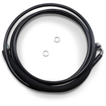 Durite d'embrayage hydraulique - L 198,5 cm, 78-1/8" - T 203 mm, 8" - Harley Davidson Road Glide Custom à partir de 2017 - noir