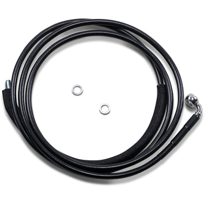 Durite d'embrayage hydraulique - L 208,5 cm, 82" - T 305 mm, 12" - Harley Davidson Road Glide Custom à partir de 2017 - noir